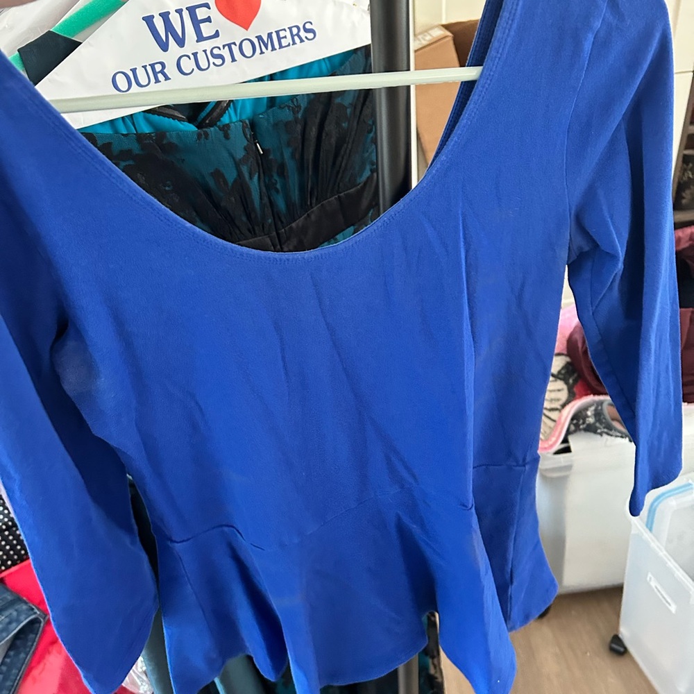 Express Royal Blue Women's Blouse